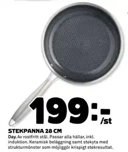 Coop Daglivs STEKPANNA 28 CM, SEK 199 erbjuda