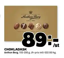 Coop Daglivs CHOKLADASK, SEK 89 erbjuda