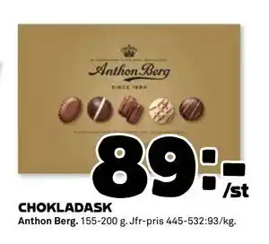 Coop Daglivs CHOKLADASK, SEK 89 erbjuda