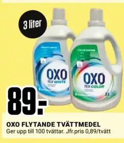 ÖoB OXO flytande tvättmedel erbjuda