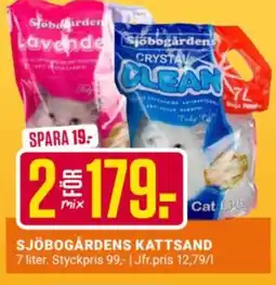 ÖoB Sjöbogårdens kattsand erbjuda