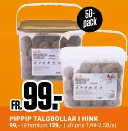 ÖoB Pippip talgbollar i hink erbjuda
