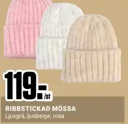 ÖoB Ribbstickad mössa erbjuda