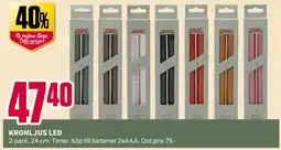 ÖoB Kronljus LED erbjuda