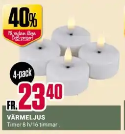 ÖoB Värmeljus erbjuda