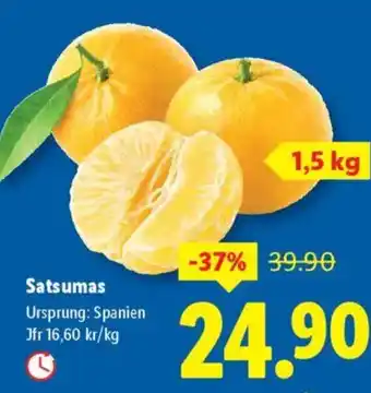 Lidl Satsumas erbjuda