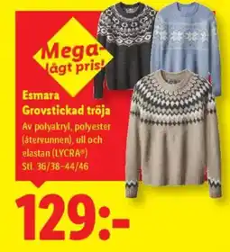 Lidl Esmara Grovstickad tröja erbjuda