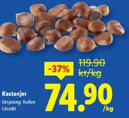 Lidl Kastanjer erbjuda