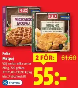Lidl FELIX Matpaj erbjuda