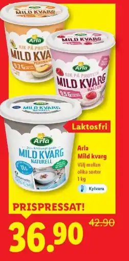 Lidl Arla Mild kvarg erbjuda