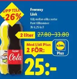 Lidl Freeway Läsk erbjuda