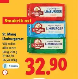Lidl St. Mang Limburgerost erbjuda
