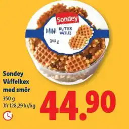 Lidl Sondey Våffelkex med smör erbjuda