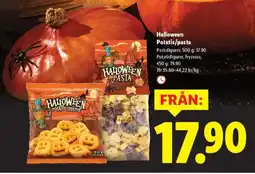 Lidl Halloween Potatis/pasta erbjuda