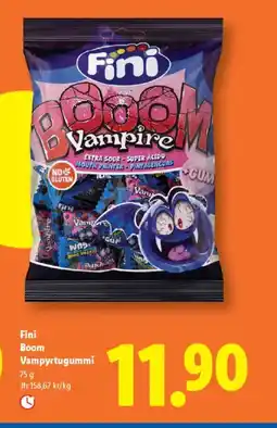 Lidl Fini Boom Vampyrtugummi erbjuda