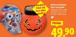 Lidl Halloween/Hultén Figur med godis erbjuda