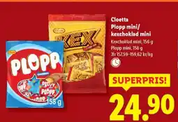 Lidl Cloetta Plopp mini/ kexchoklad mini erbjuda