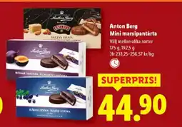 Lidl Anthon Berg Mini marsipantårta erbjuda