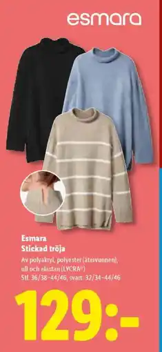 Lidl Esmara Stickad tröja erbjuda