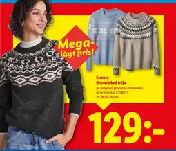 Lidl Esmara Grovstickad tröja erbjuda