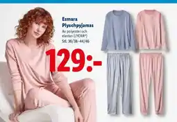 Lidl Esmara Plyschpyjamas erbjuda