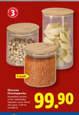 Lidl Silvercrest Förvaringsburkar erbjuda