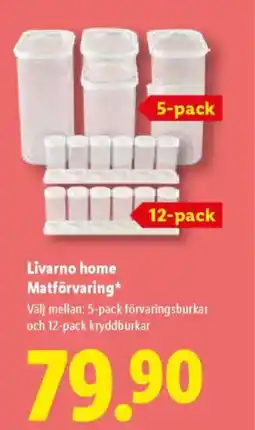 Lidl Livarno Home Matförvaring erbjuda