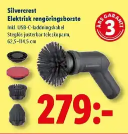 Lidl Silvercrest Elektrisk rengöringsborste erbjuda