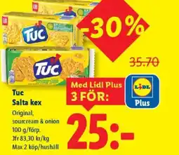 Lidl TUC Salta kex erbjuda