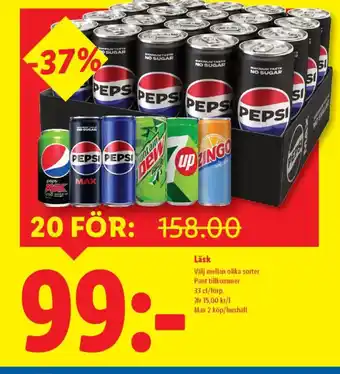 Lidl Läsk erbjuda