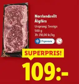 Lidl Norrlandsvilt Älgfärs erbjuda