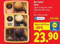 Lidl Bon Gelati Glass erbjuda