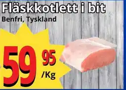 Supergrossen Fläskkotlett i bit erbjuda
