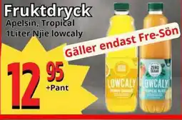 Supergrossen Fruktdryck erbjuda