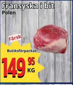 Supergrossen Fransyska i bit erbjuda
