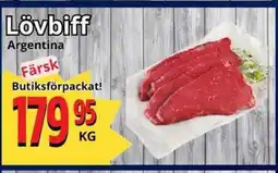 Supergrossen Lövbiff erbjuda