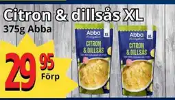 Supergrossen Abba Citron & dillsås XL erbjuda