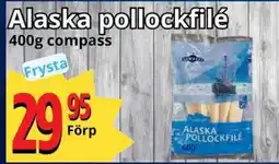 Supergrossen Compass Alaska pollockfilé erbjuda