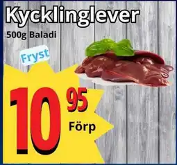 Supergrossen Kycklinglever erbjuda