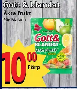 Supergrossen Malaco Gott & blandat erbjuda