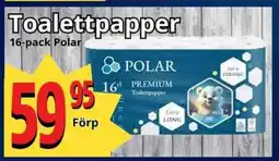 Supergrossen Polar Toalettpapper erbjuda