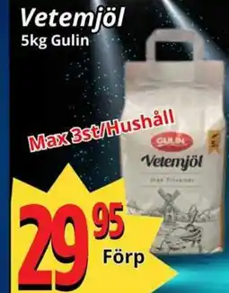 Supergrossen Gulin Vetemjöl erbjuda
