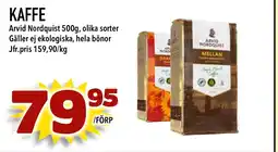 Supergrossen ARVID NORDQUIST Kaffe erbjuda