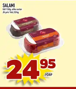 Supergrossen Göl Salami erbjuda