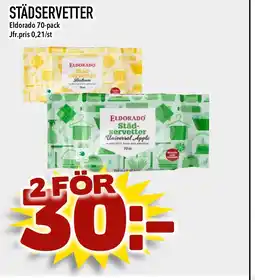 Supergrossen ELDORADO Städservetter erbjuda