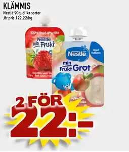 Supergrossen Nestlé Klämmis erbjuda
