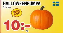 Nya Pulsen Halloweenpumpa erbjuda
