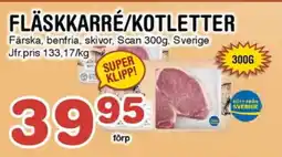 Nya Pulsen Fläskkarré/kotletter erbjuda