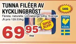 Nya Pulsen Tunna filéer av kycklingbröst erbjuda