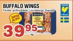 Nya Pulsen Buffalo wings erbjuda